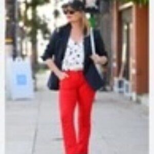 cabi Kick Back Flare (6496); 12; Ruby Red